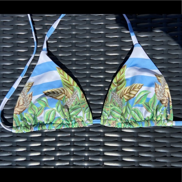 Mara Hoffman Wheatfield triangle bikini top - Picture 4 of 6